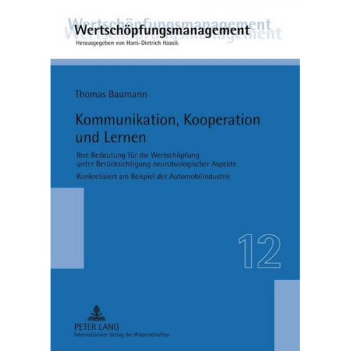 Thomas Baumann - Kommunikation, Kooperation und Lernen