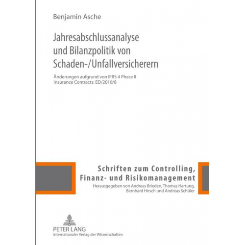 Benjamin Asche - Jahresabschlussanalyse und Bilanzpolitik von Schaden-/Unfallversicherern