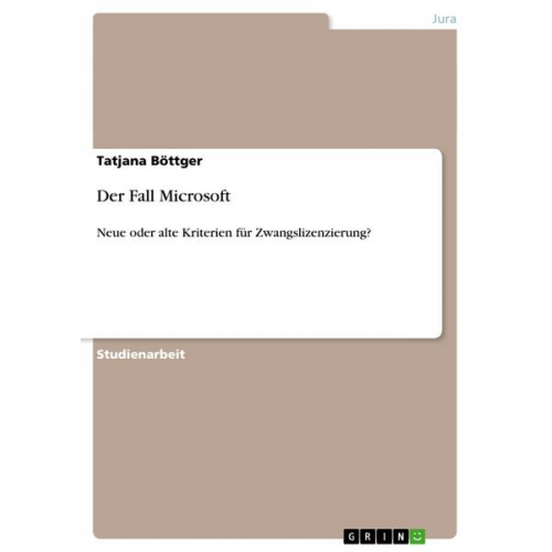 Tatjana Böttger - Der Fall Microsoft