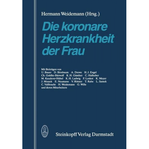 H. Weidemann - Die koronare Herzkrankheit der Frau