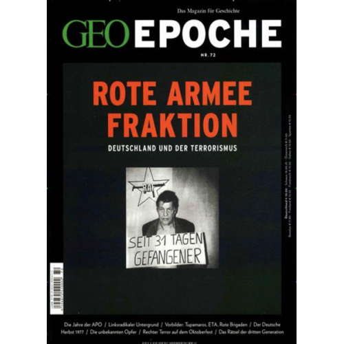 Jörg-Uwe Albig - GEO Epoche / GEO Epoche 72/2015 - Rote Armee Fraktion