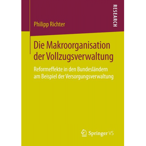 Philipp Richter - Die Makroorganisation der Vollzugsverwaltung