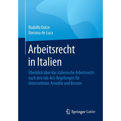 Rodolfo Dolce & Dorianna de Luca - Arbeitsrecht in Italien