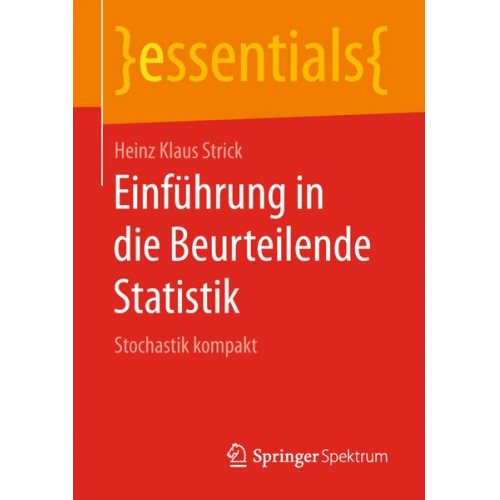 Heinz Klaus Strick - Einführung in die Beurteilende Statistik