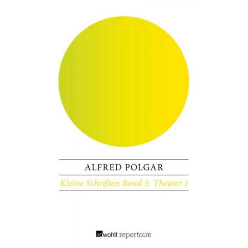 Alfred Polgar - Theater I