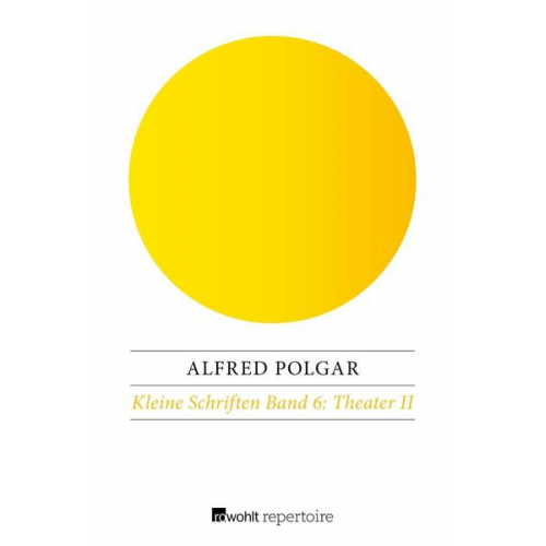 Alfred Polgar - Theater II