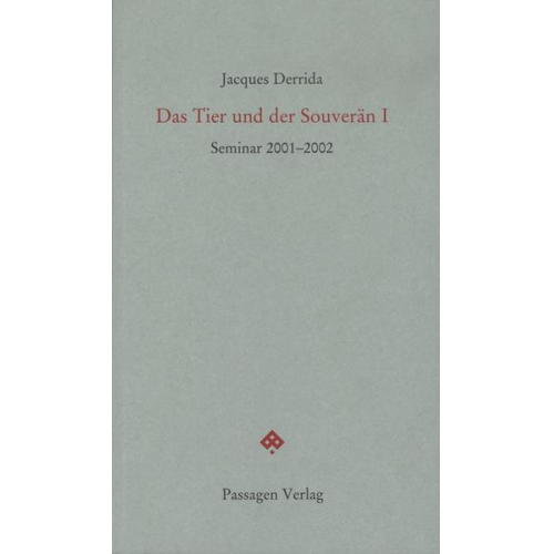 Jacques Derrida - Das Tier und der Souverän I