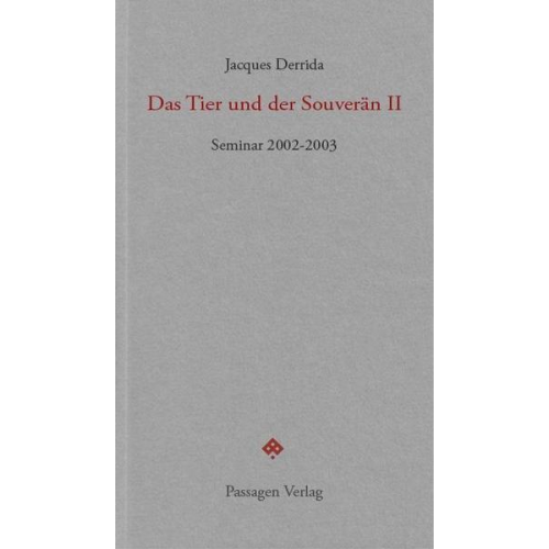 Jacques Derrida - Das Tier und der Souverän II