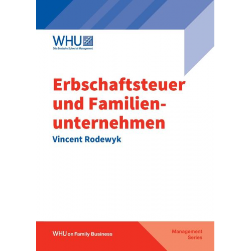 Vincent Rodewyk - Erbschaftsteuer und Familienunternehmen