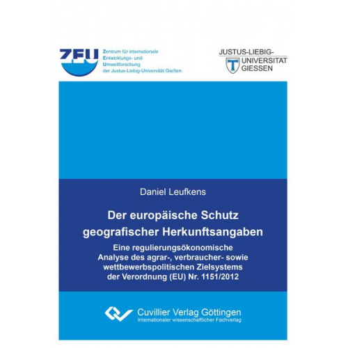 Daniel Leufkens - Der europäische Schutz geografischer Herkunftsangaben