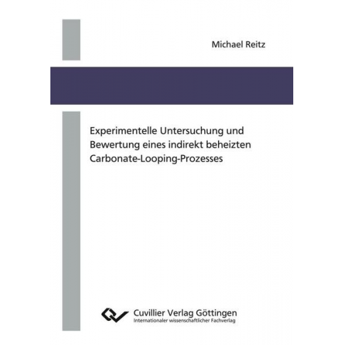 Michael Reitz - Experimentelle Untersuchung und Bewertung eines indirekt beheizten Carbonate-Looping-Prozesses