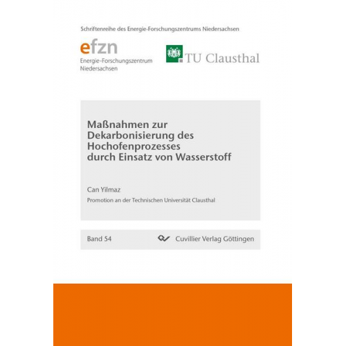 Can Yilmaz - Maßnahmen zur Dekarbonisierung des Hochofenprozesses durch Einsatz von Wasserstoff