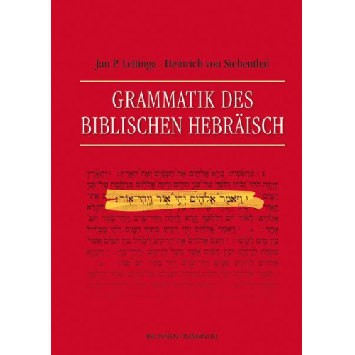 Jan P. Lettinga - Grammatik des Biblischen Hebräisch