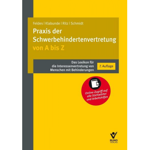 Werner Feldes & Hans-Günther Ritz & Rolf Klabunde & Jürgen Schmidt - Praxis der Schwerbehindertenvertretung von A bis Z