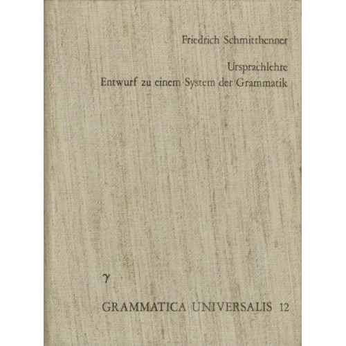 Friedrich Schmitthenner - Ursprachlehre