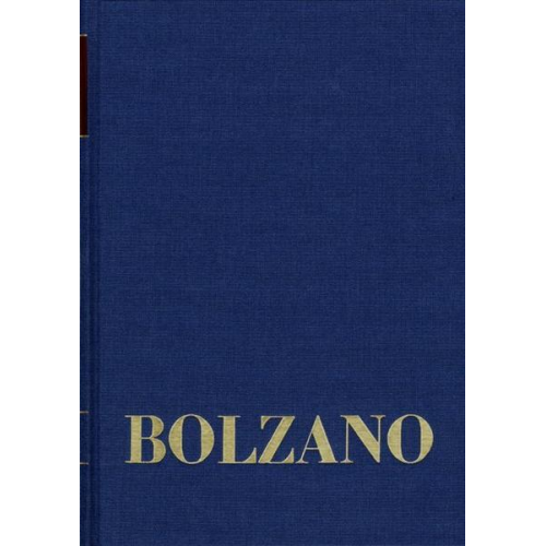 Bernard Bolzano - Bernard Bolzano Gesamtausgabe / Reihe II: Nachlaß. B. Wissenschaftliche Tagebücher. Band 6,1: Miscellanea Mathematica 9