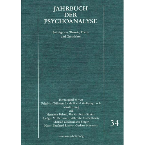 Jahrbuch der Psychoanalyse / Band 34