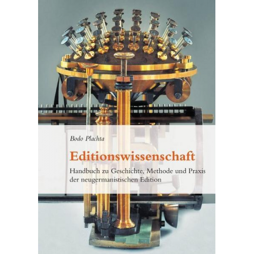 Bodo Plachta - Editionswissenschaft