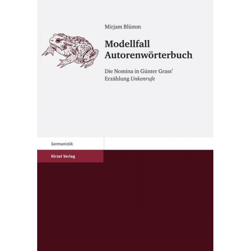 Mirjam Blümm - Modellfall Autorenwörterbuch