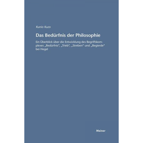 Kunio Kozu - Das Bedürfnis der Philosophie