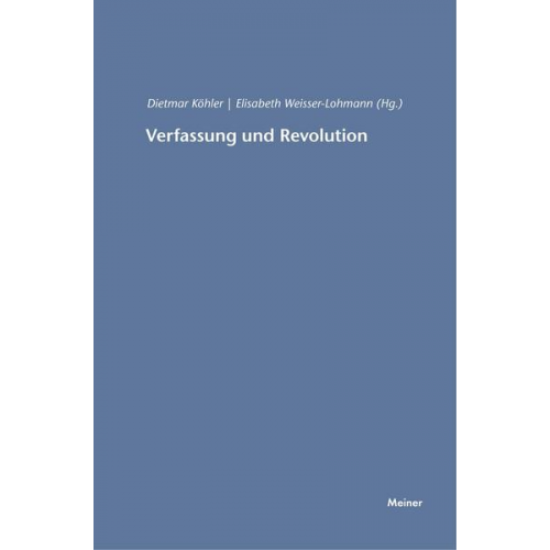 Elisabeth Weisser-Lohmann - Verfassung und Revolution