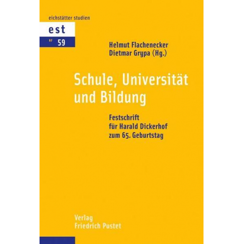 Helmut Flachenecker & Dietmar Grypa - Schule, Universität und Bildung