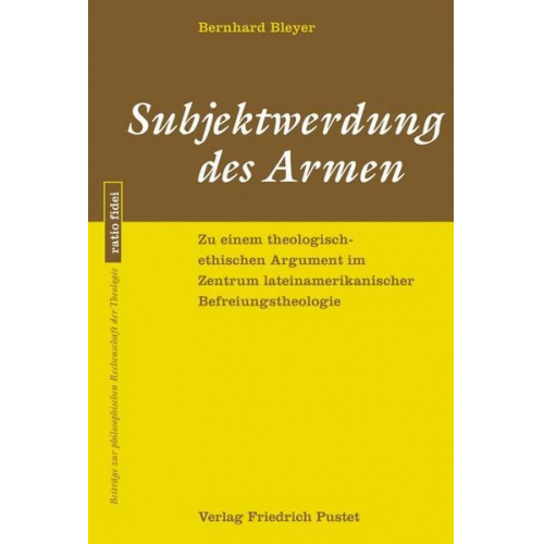 Bernhard Bleyer - Subjektwerdung des Armen