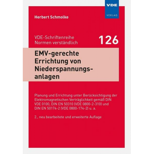 Herbert Schmolke - EMV-gerechte Errichtung von Niederspannungsanlagen