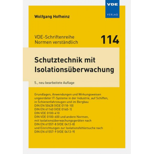 Wolfgang Hofheinz - Schutztechnik mit Isolationsüberwachung