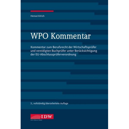 Burkhard Hense & Dieter Ulrich - WPO Kommentar