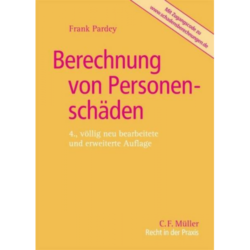 Frank Pardey - Berechnung von Personenschäden