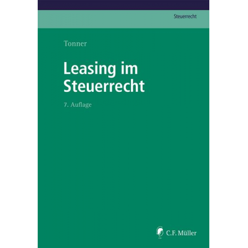 Norbert Tonner - Leasing im Steuerrecht