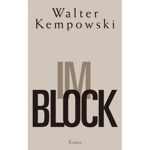 Walter Kempowski - Im Block