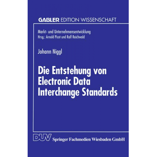 Johann Niggl - Die Entstehung von Electronic Data Interchange Standards