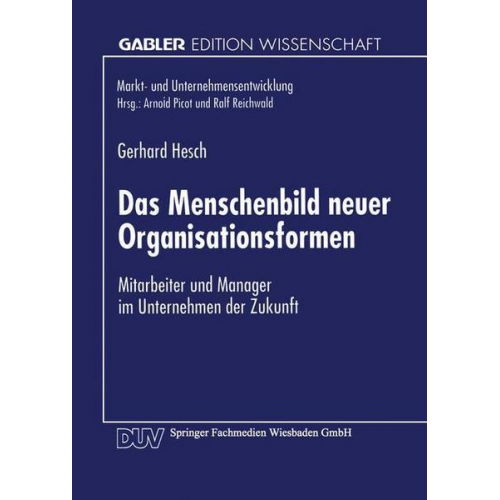 Gerhard Hesch - Das Menschenbild neuer Organisationsformen