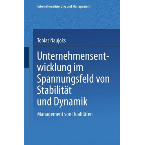 Tobias Naujoks - Unternehmensentwicklung im Spannungsfeld von Stabilität und Dynamik