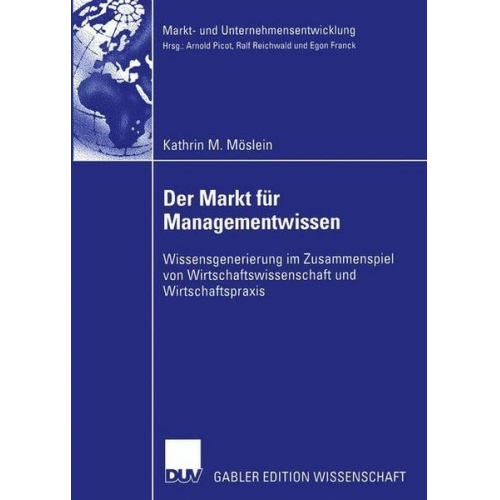 Kathrin M. Möslein - Der Markt für Managementwissen