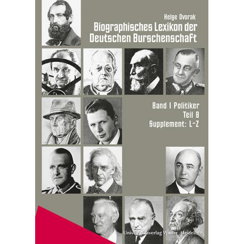 Helge Dvorak - Biographisches Lexikon der Deutschen Burschenschaften / Supplement L-Z