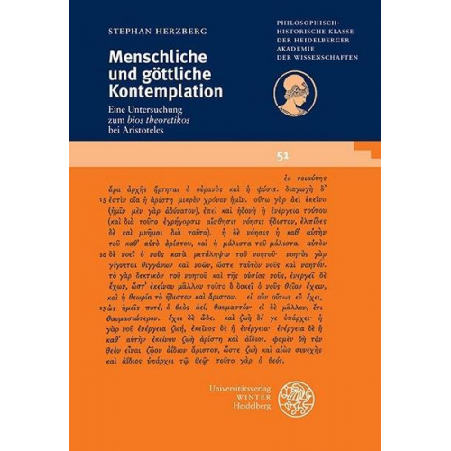 Stephan Herzberg - Menschliche und göttliche Kontemplation