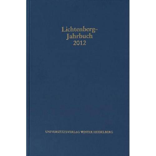 Lichtenberg-Jahrbuch 2012