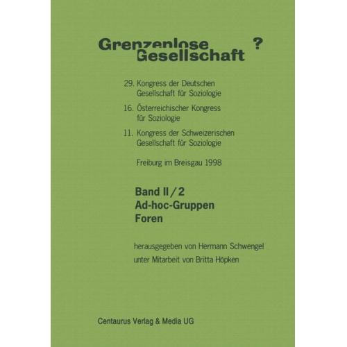 Hermann Schwengel - Grenzenlose Gesellschaft