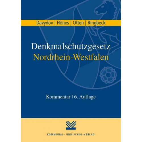 Dimitrij Davydov & Ernst R. Hönes & Birgitta Ringbeck & Holger Stellhorn - Denkmalschutzgesetz Nordrhein-Westfalen