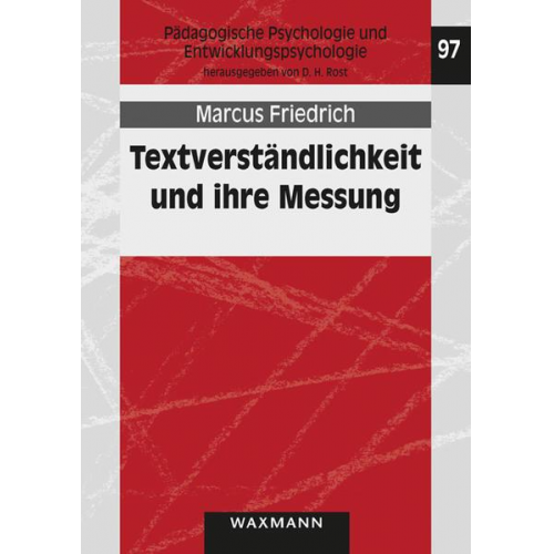 Marcus Friedrich - Textverständlichkeit und ihre Messung