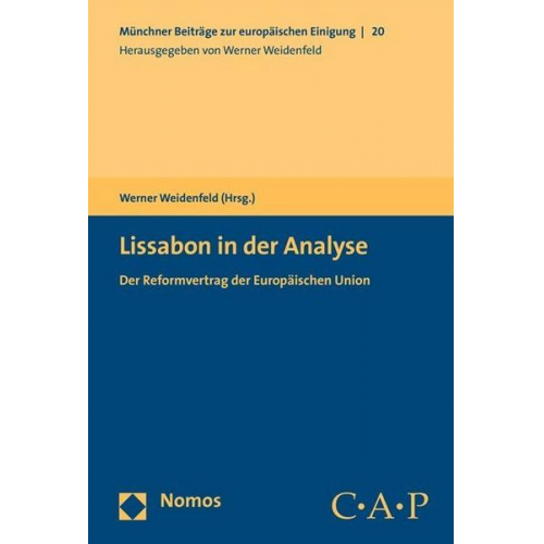 Werner Weidenfeld - Lissabon in der Analyse