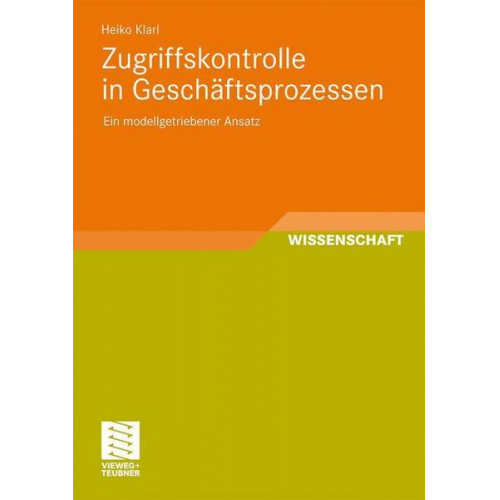 Heiko Klarl - Zugriffskontrolle in Geschäftsprozessen