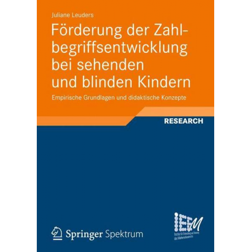 Juliane Leuders - Förderung der Zahlbegriffsentwicklung bei sehenden und blinden Kindern