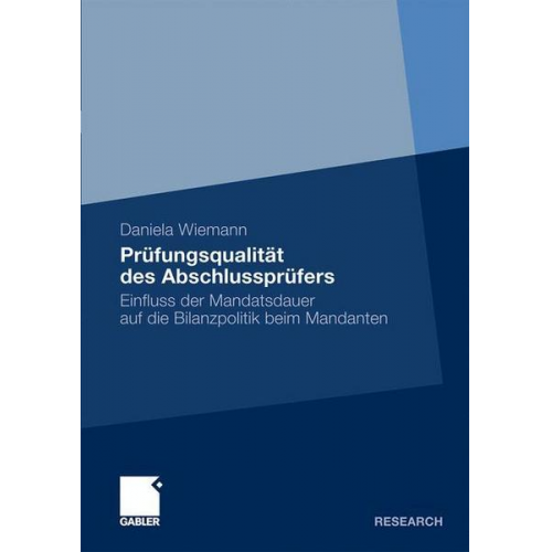 Daniela Wiemann - Prüfungsqualität des Abschlussprüfers