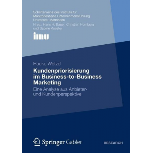 Hauke Wetzel - Kundenpriorisierung im Business-to-Business Marketing