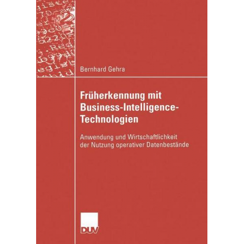 Bernhard Gehra - Früherkennung mit Business-Intelligence-Technologien