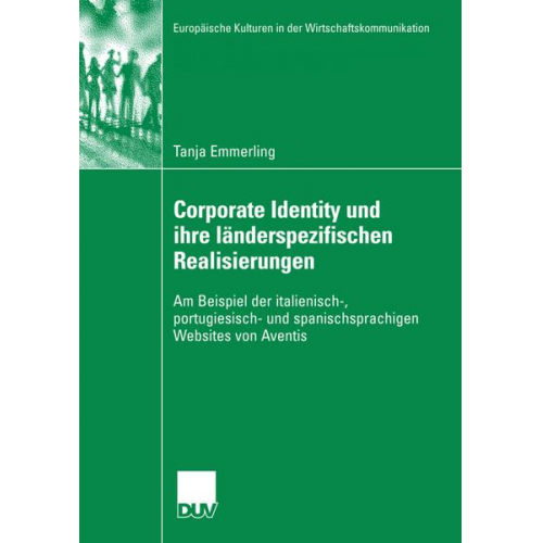 Tanja Emmerling - Corporate Identity und ihre länderspezifischen Realisierungen